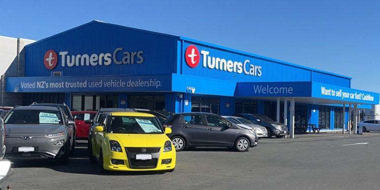 Turners Cars Rotorua yard and building