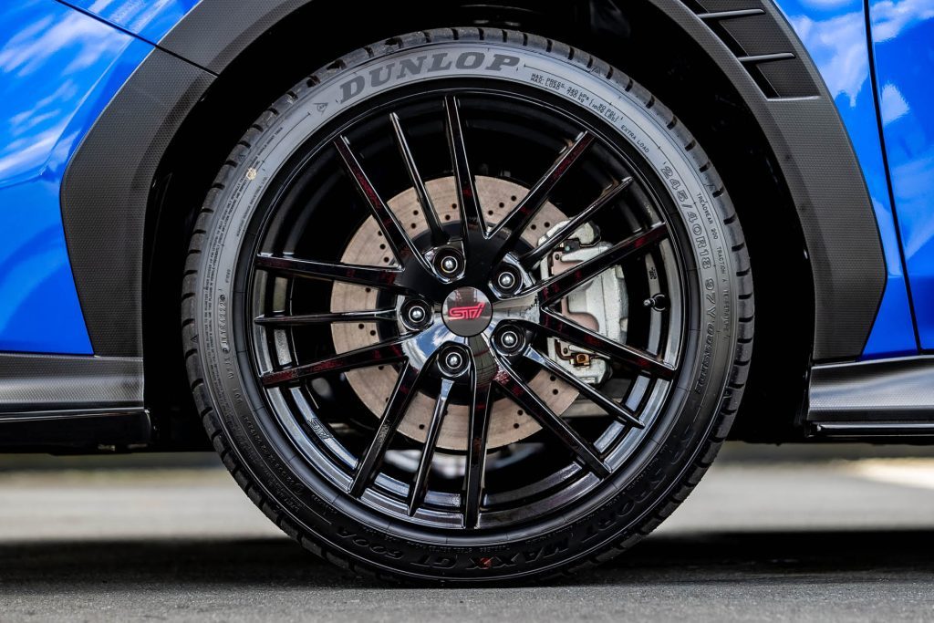 2024 Subaru WRX Tatsu wheel close up