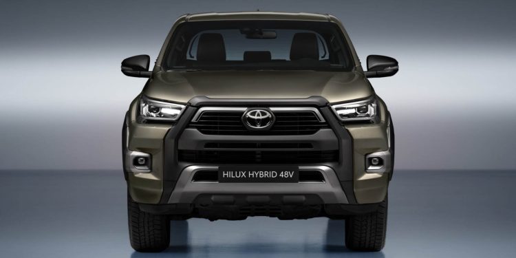 Toyota Hilux mild-hybrid front view
