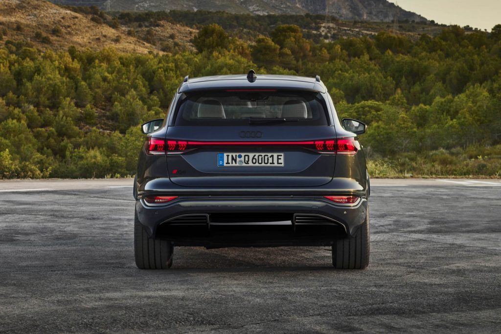 2025 Audi Q6 e-tron rear view