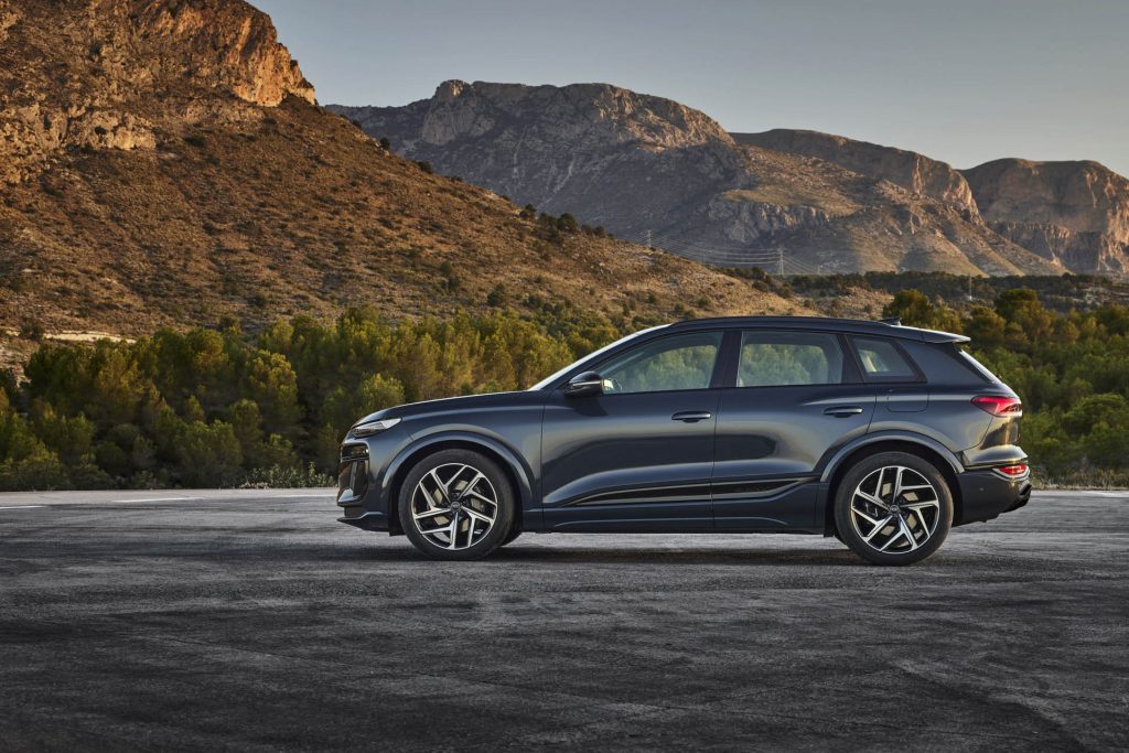 2025 Audi Q6 e-tron side view