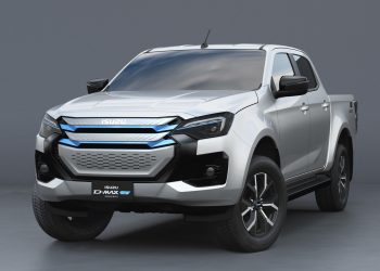 2025 Isuzu D-Max electric concept front three quarter view