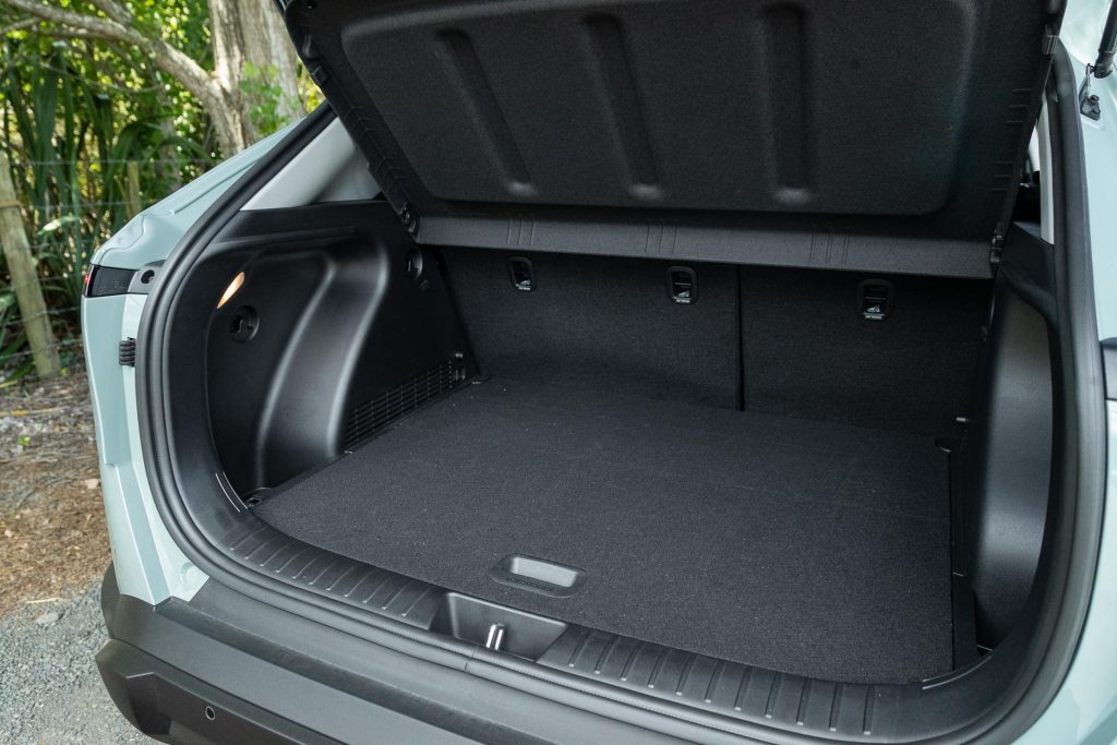 Boot space in the Hyundai Kona 1.6 Hybrid Active