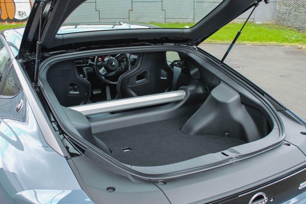 Boot space in the Nissan Z Nismo