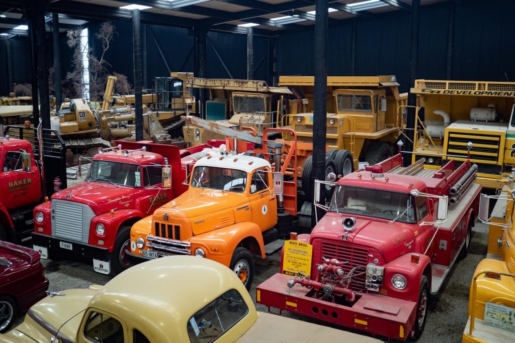Ross Bros Museum trucks and dump trucks,