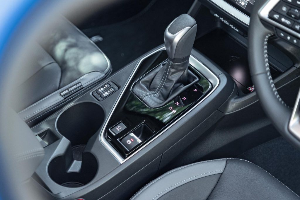 2024 Subaru Impreza centre console with gear selector
