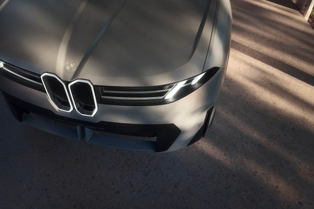 BMW Vision Neue Klasse X front grille close up view