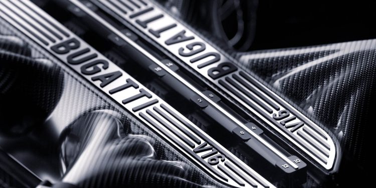 Bugatti V16 hybrid engine