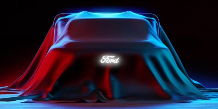 Ford F-150 Lightning Pikes Peak racer under covers