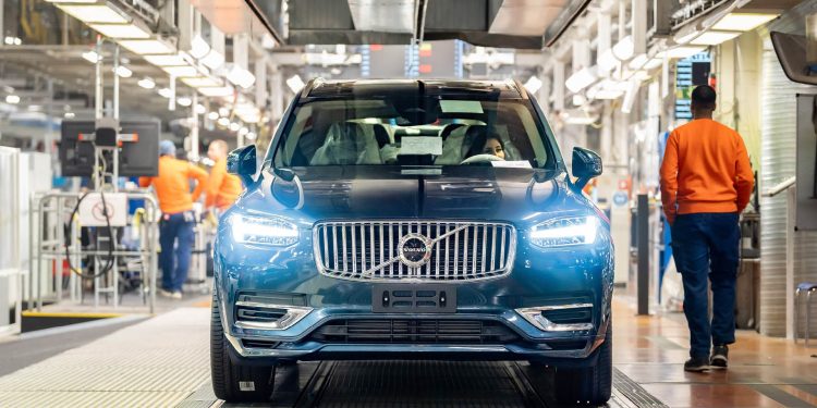 Last diesel Volvo rolling off production line - XC90