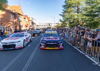 Public display of Supercars in town