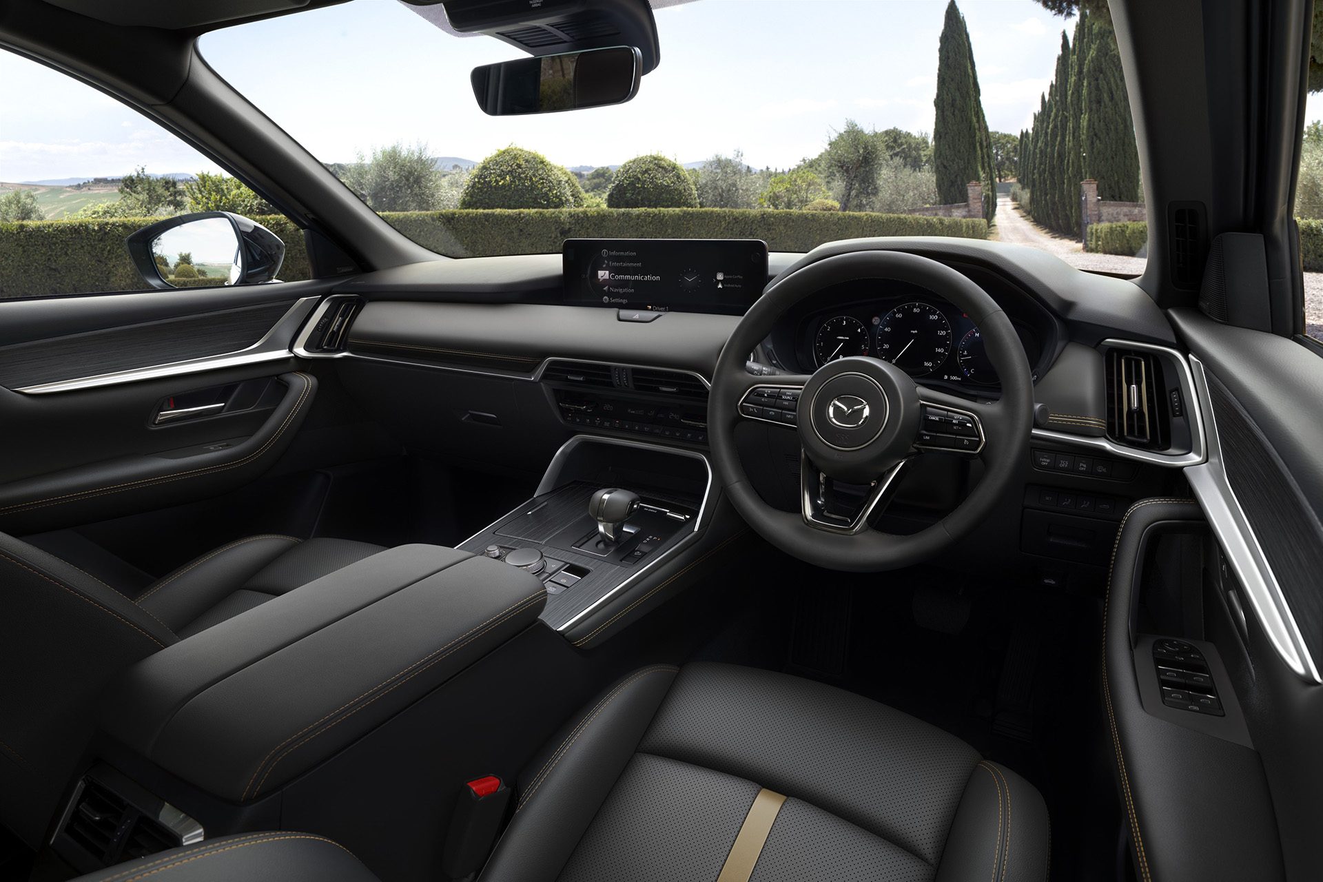 High quality interior of CX-80.