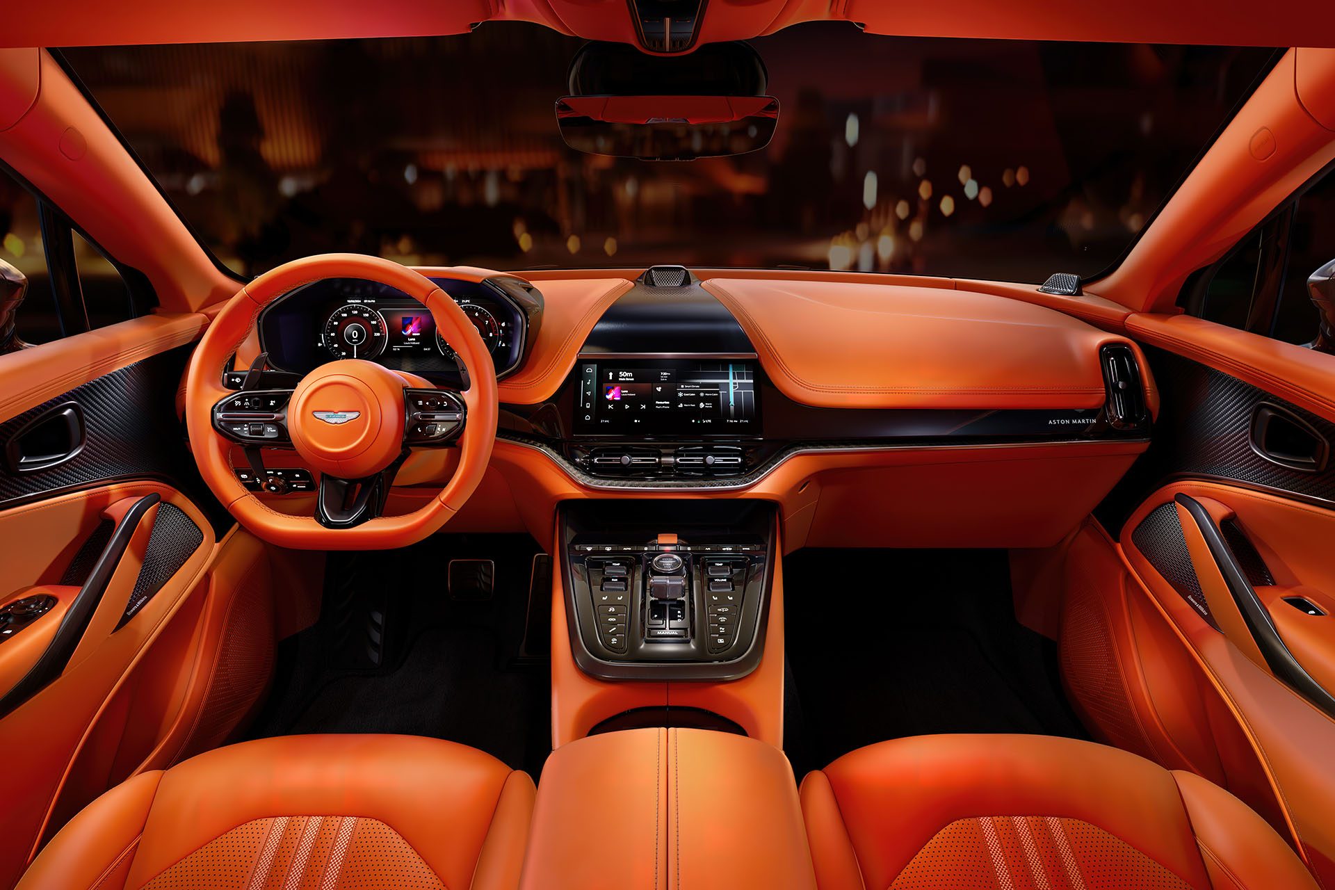 Don the sunglasses for the hot orange interior.