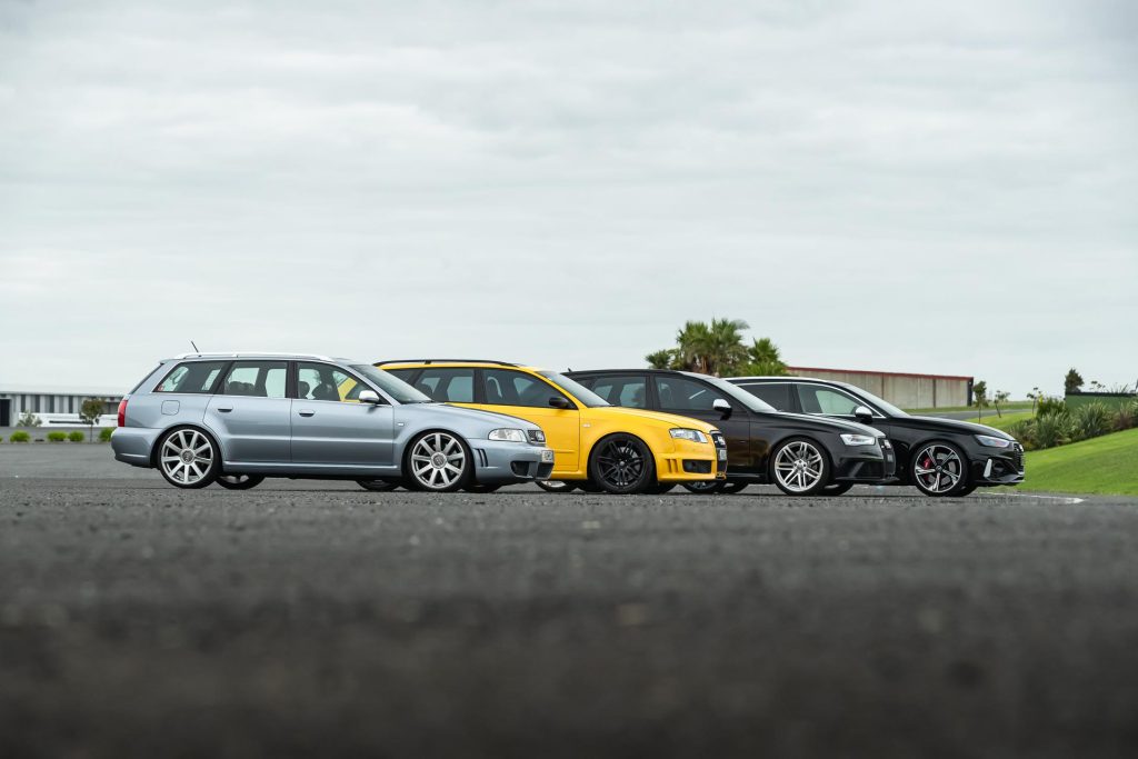 Audi RS4 lineup of all generations