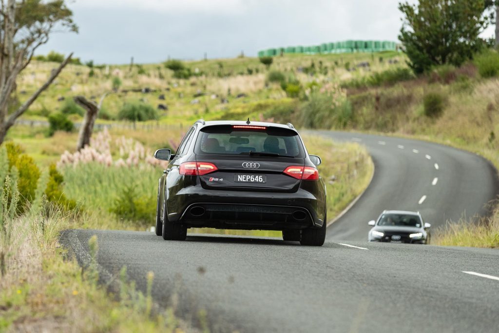 Audi RS4 B8 rear view