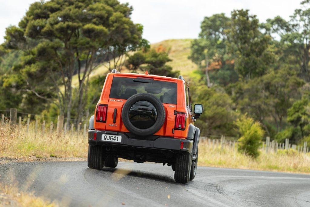 GWM Tank 300 Lux Hybrid rear cornering shot