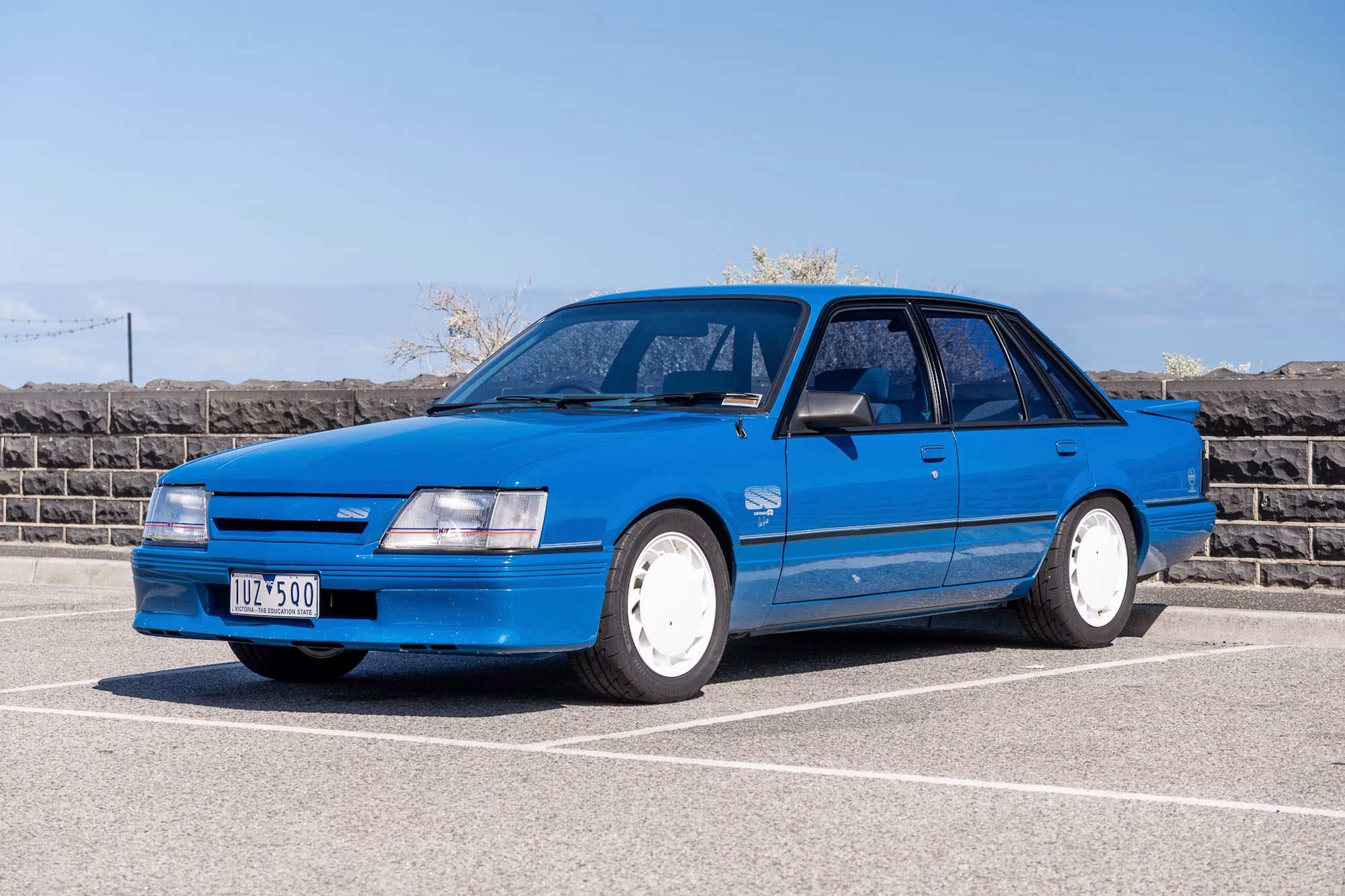 Brock's SS HDT car resplendent in Formula Blue.