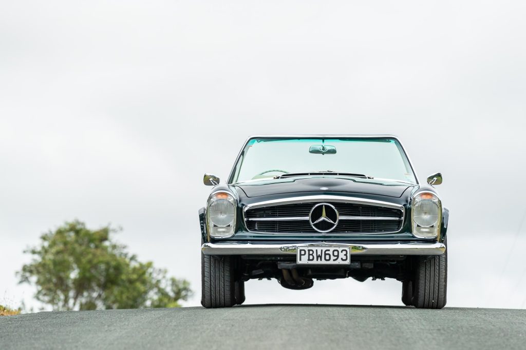 Mercedes-Benz 230 SL Pagoda front profile shot