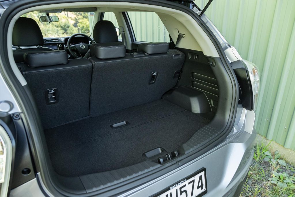 Boot space in the SsangYong Tivoli Turbo Limited