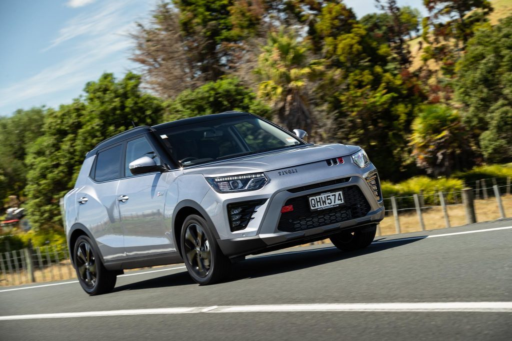 SsangYong Tivoli Turbo Limited front flyby dynamic shot