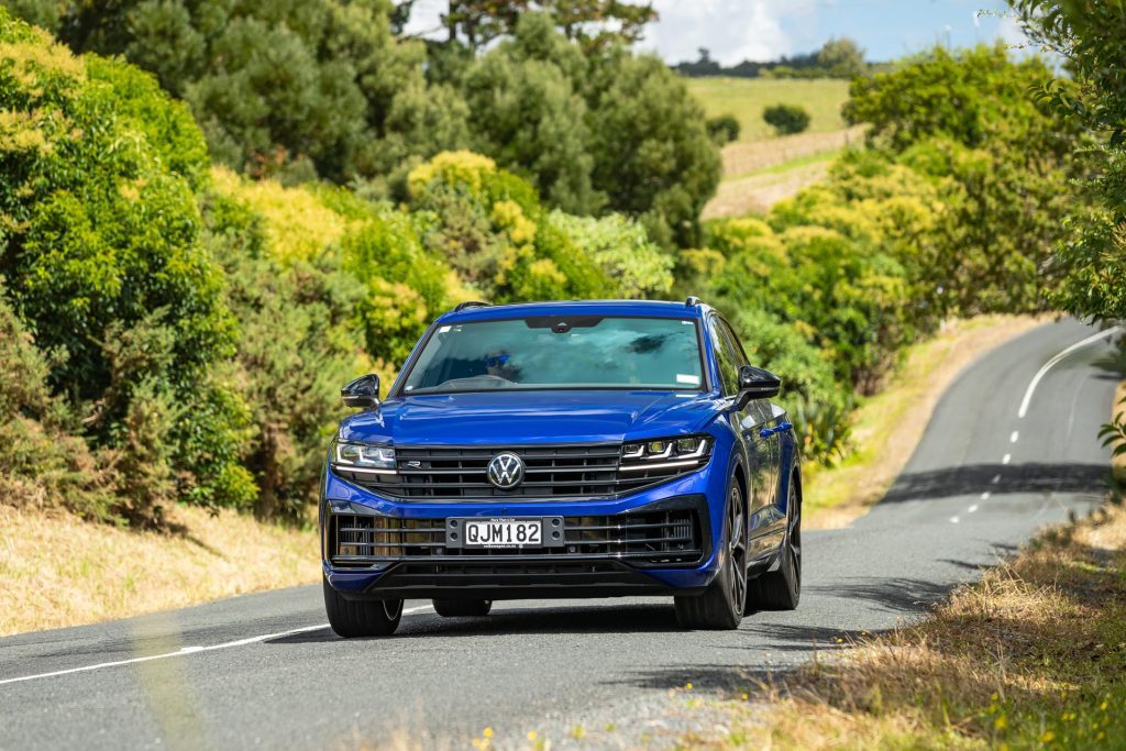 Volkswagen Touareg R PHEV approaching a corner