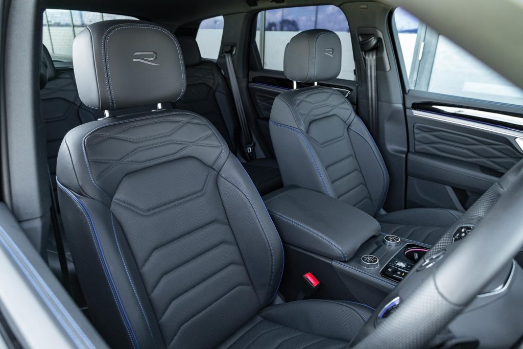 Volkswagen Touareg R PHEV front seats, branded R