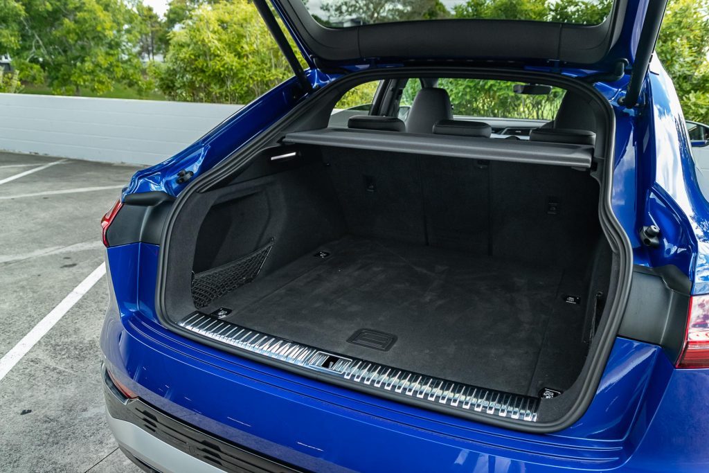 Audi SQ8 e-tron Sportback boot space