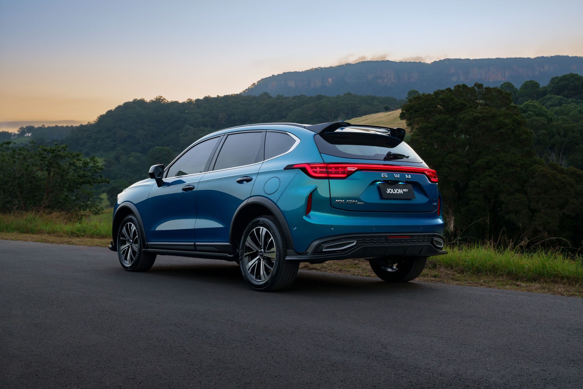 Haval Jolion rear at rest.