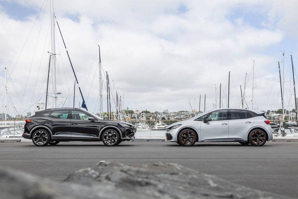 Cupra Formentor vs Cupra Born side by side