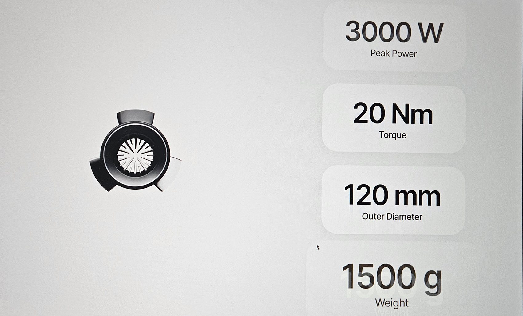 Donut drone motor is tiny but potent.