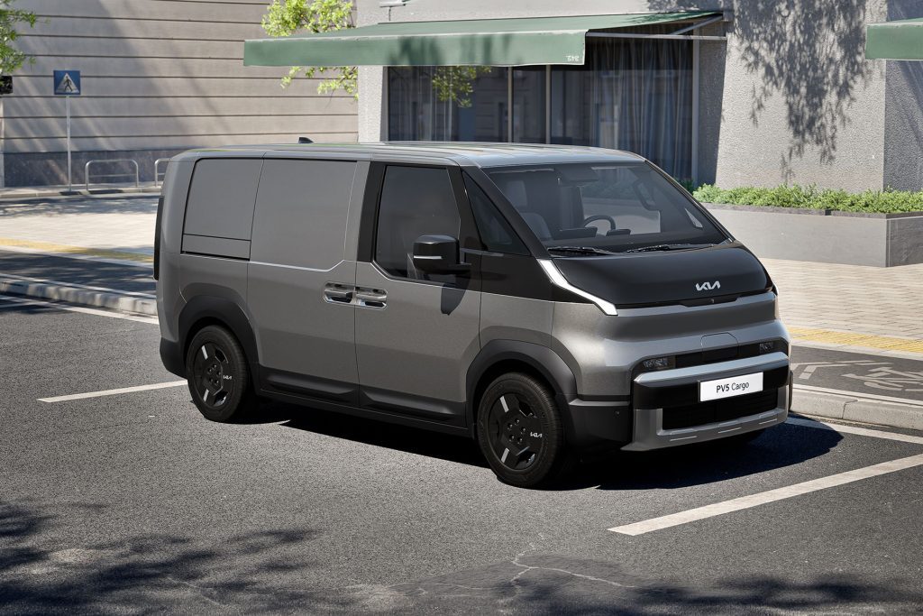 Kia PV5 Cargo van ready to go