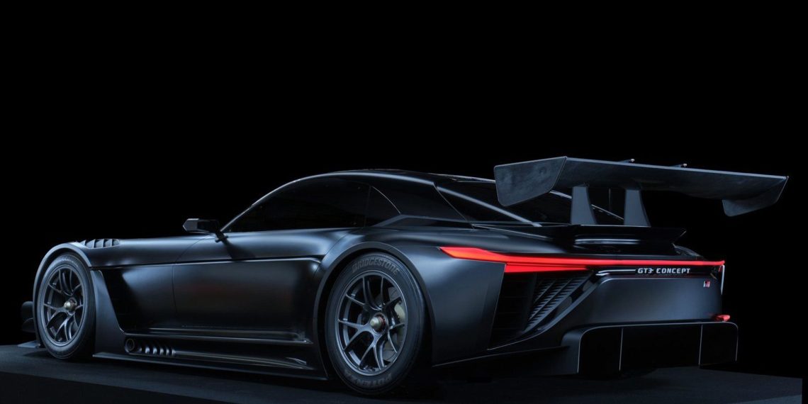 Black Toyota GT concept on black