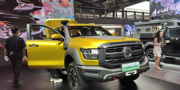GWM Cannon Alpha PHEV at the show