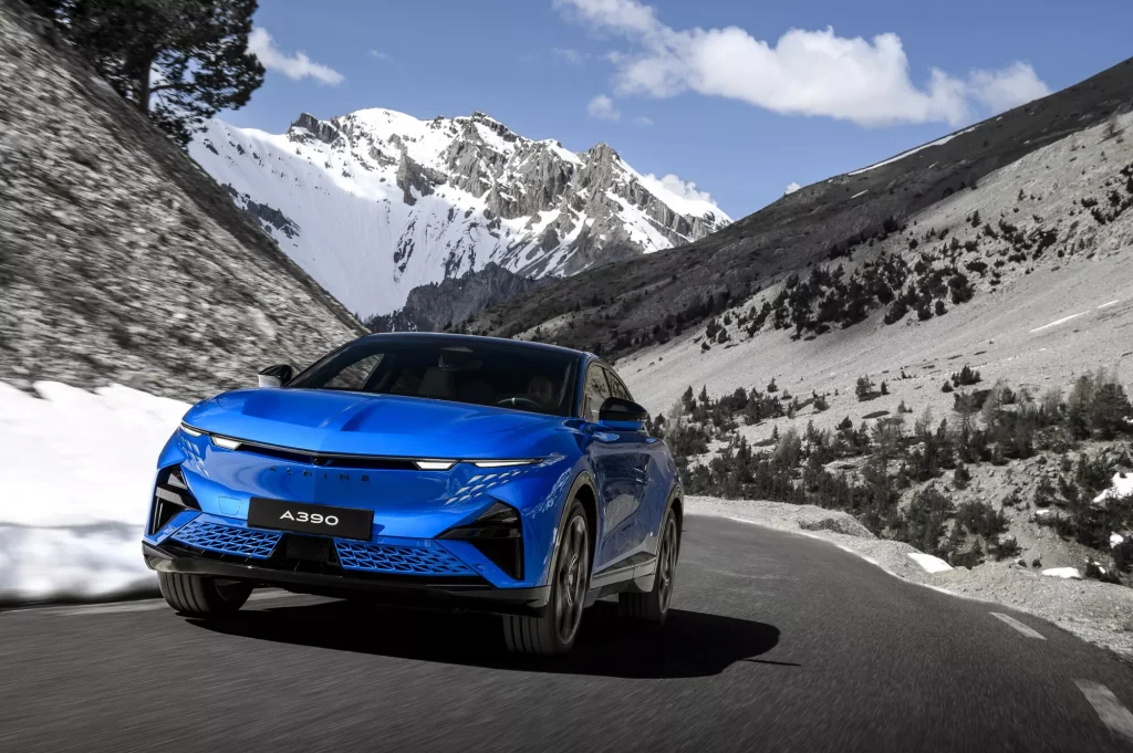 Alpine running an alpine pass, natch.