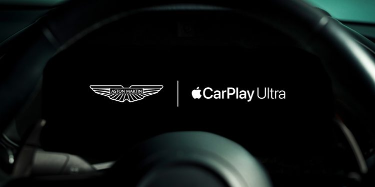 CarPlay Ultra on the screen of the Aston Martin DBX