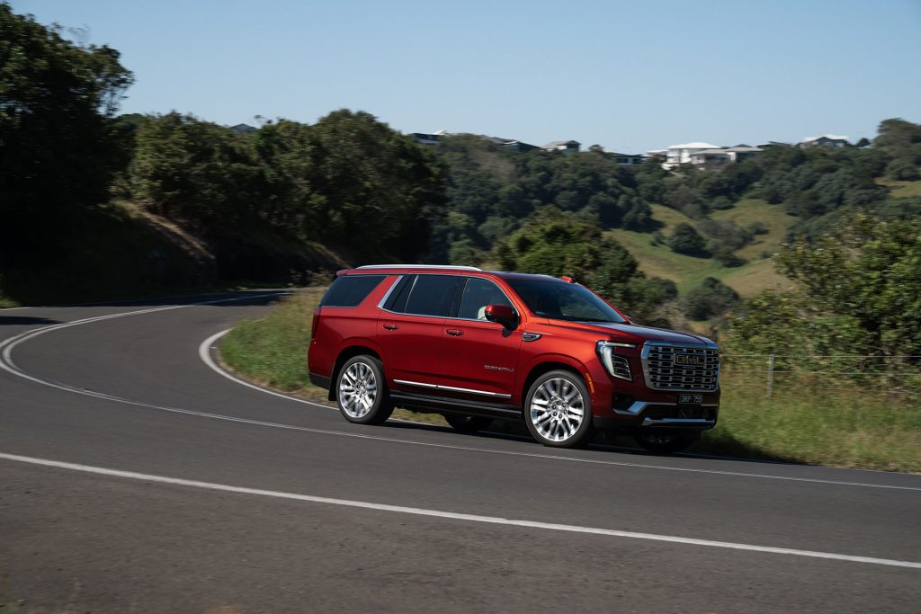 Biggest wheels of any production vehicle for Yukon Denali.