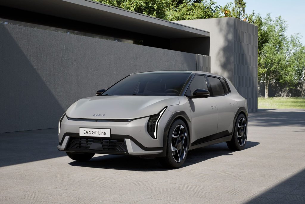 Kia EV4 will dot down here this year as well.