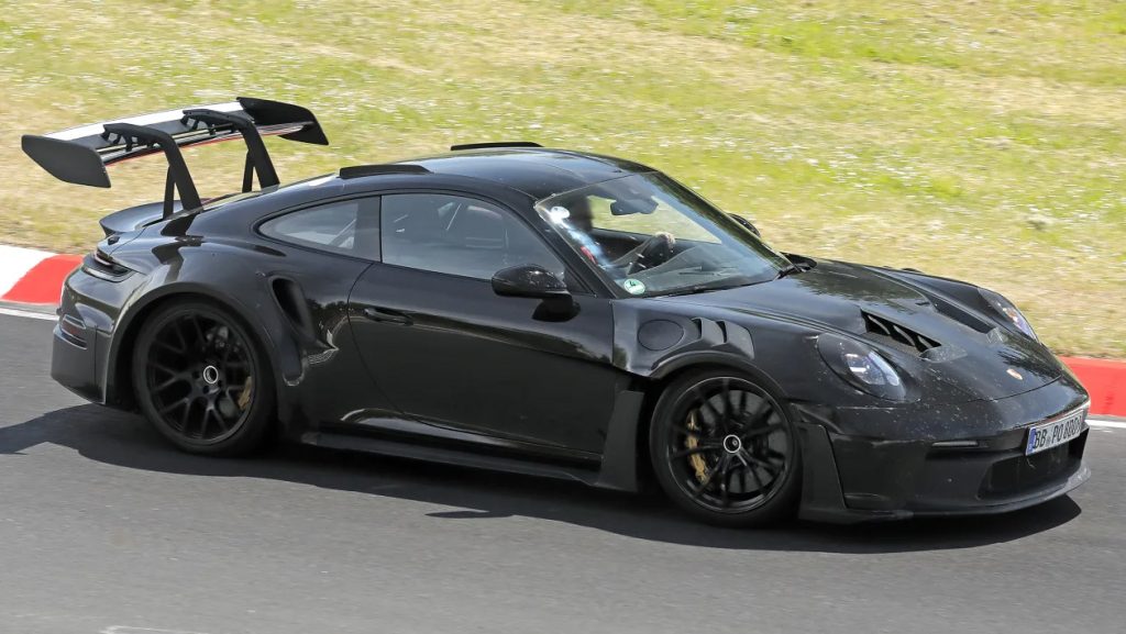 Enormous brakes look to be carbon ceramics.