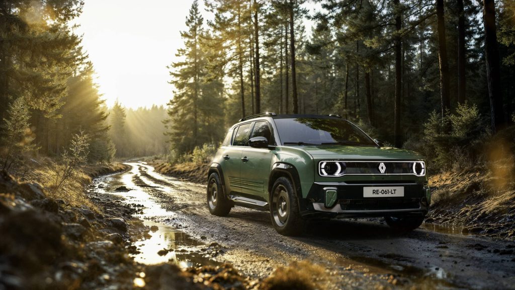 Big chunky tyres and flared guards give this concept AWD presence.