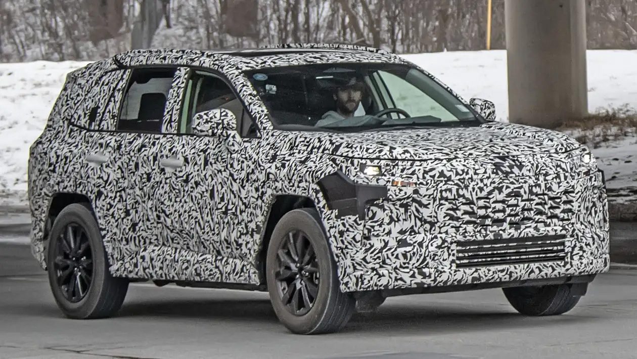 Substantial lower grille visible here, along with slimline headlights.