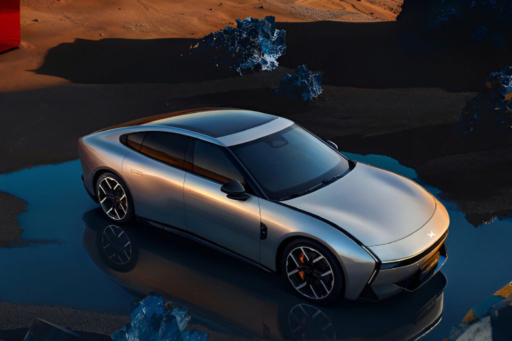 Rakish design for updated XPeng P7.