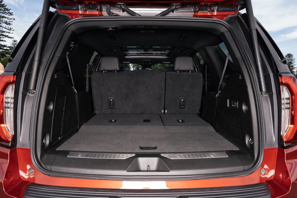 There's 2000L of space with still five seats in use.