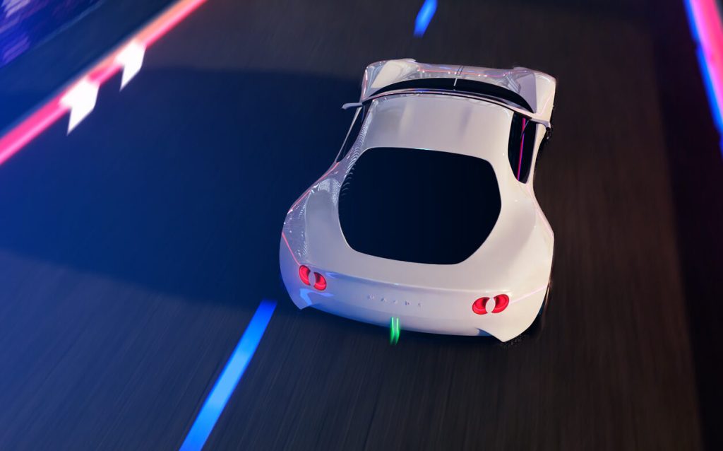 This Vision concept from Mazda hinted at the next compact sports car from the brand.