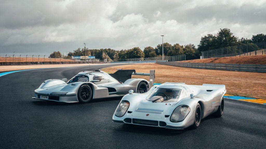 The twins together on track.