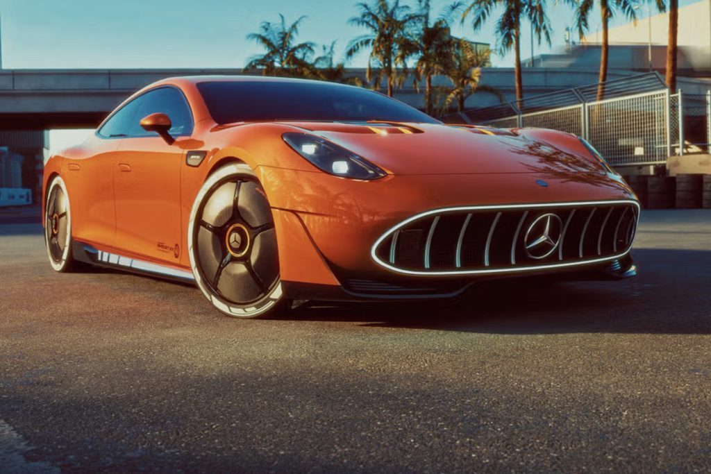 This is one striking four-door coupe; if looks could thrill.
