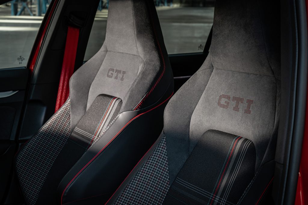 Surprisingly the seats are stock GTI items.