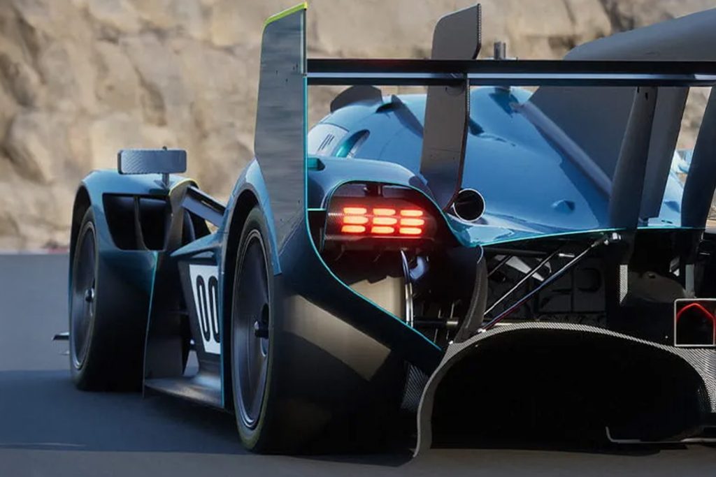Whoa, check out that air tunnel emerging from the rear of the car.