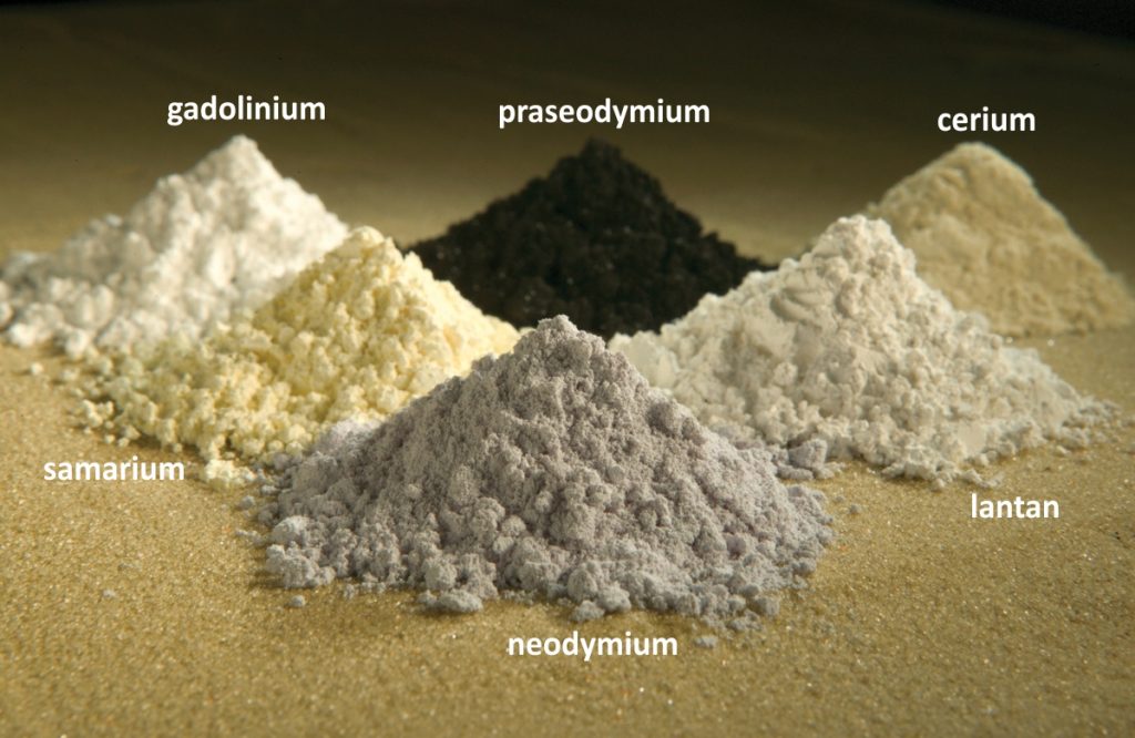 Some rare earth elements. Who knew?