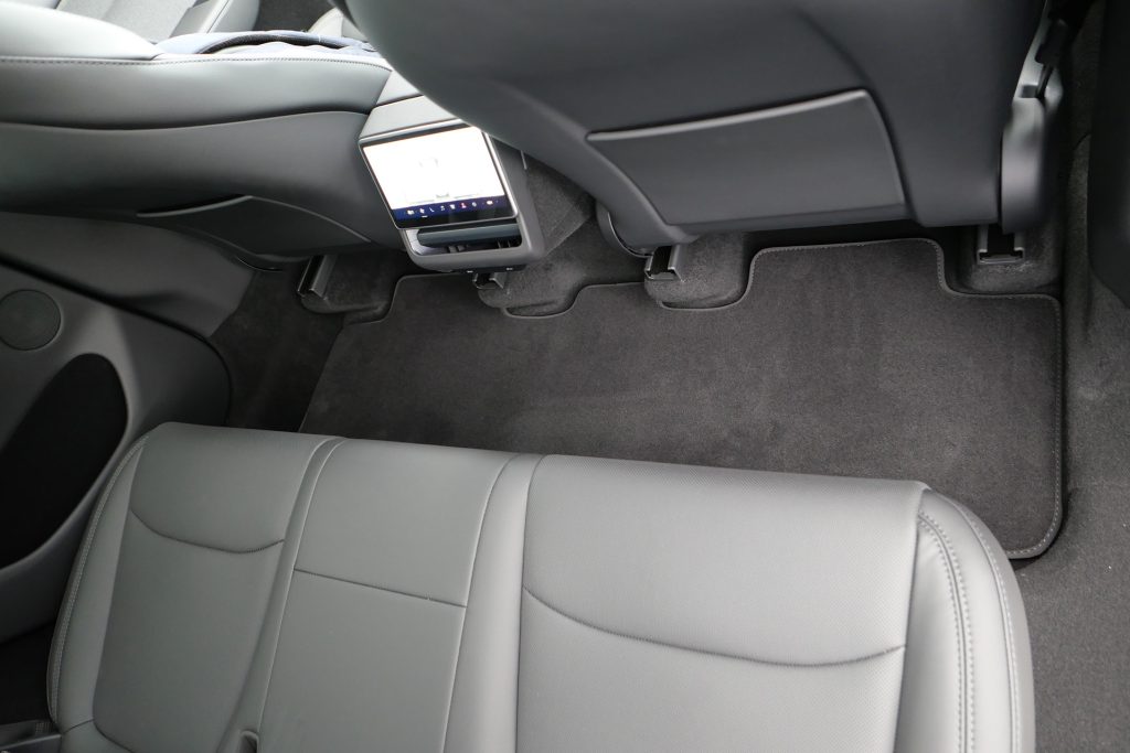 Room in the rear with eight-inch touchscreen.