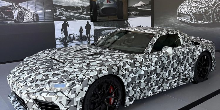 Toyota GT Concept covered in camo